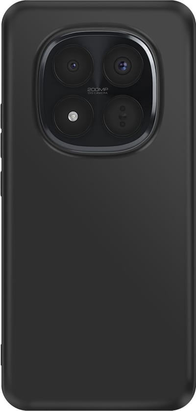 Mayaxess, Hoesje voor Redmi Note 15 Pro Plus 5G van Zacht Schokbestendig Siliconen, Zwart