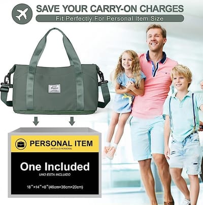 Handbagage tas Weekendtas zwemtas waterdichte Reistas plunjezak Fitnesstas Trainingstas dames voor op reis sportschool,