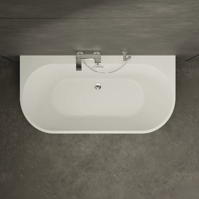 SPALINA - Vrijstaand bad - Naos 160 blanche, 160 x75 x58 cm, Wit