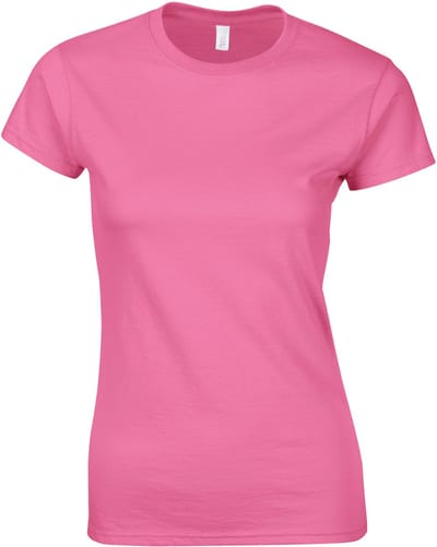 Gildan Softstyle® Fitted Ladies' T-shirt GI6400L - Azalea - XXL