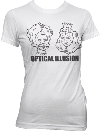Hybris Dames-T-shirt ‘Old And Ugly Or Young And Beautiful’ SH-5-15438-LFH1-2