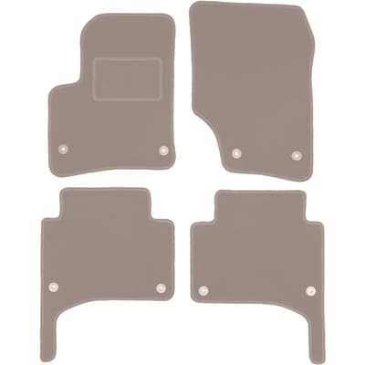 Beige veloursmatten voor: Porsche Cayenne I SUV (2002-2010)