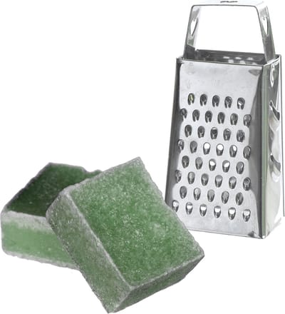 Ideas4seasons Amberblokjes/geurblokjes cadeauset - dennen geur - inclusief mini rasp