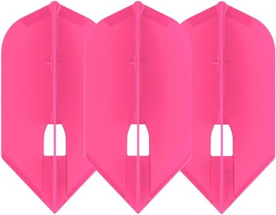 Professionele Dartflights Slim Roze voor Strakke Setups