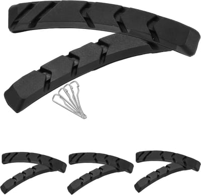 V-Brake Remrubbers 72mm – 4 Sets (Links + Rechts) – Geschikt voor Shimano Cartridge Remsysteem – 8 Stuks met borgpinnen