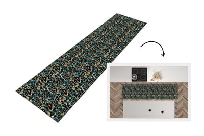 Keukenloper - Loper keuken - Panter - Luxe - Patronen - 200x50 cm - Keukenloper vinyl