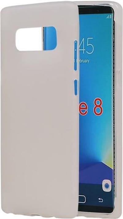 BestCases.nl Samsung Galaxy Note 8 TPU back case hoesje Wit