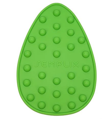 Mini strijkijzerplank van silicone - 10,5 x 15,5 cm - groen