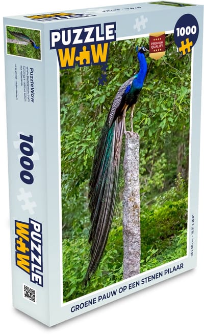 Puzzel Pauw - Bos - Tak - Legpuzzel - Puzzel 1000 stukjes volwassenen