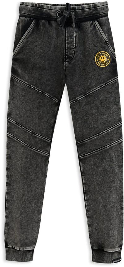 4PRESIDENT Broek Meisjes - Black - Maat 98
