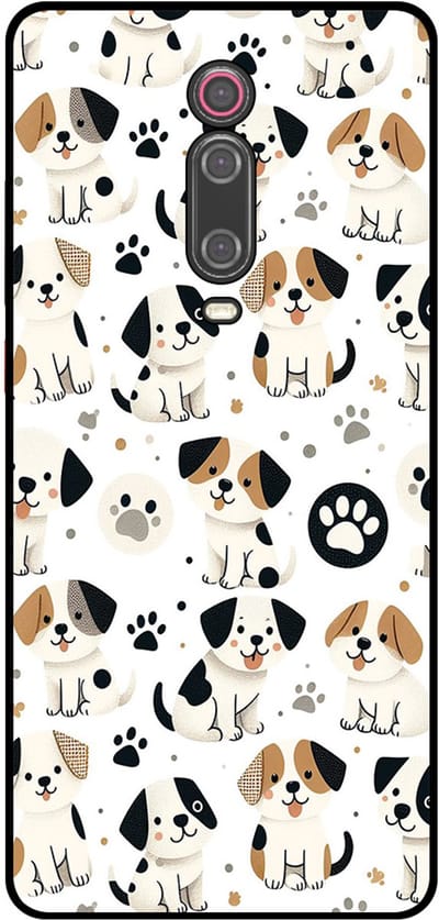 Smartphonica Telefoonhoesje Geschikt voor Xiaomi Mi 9T met honden opdruk - TPU backcover case dog design geschikt voor Xiaomi Mi 9T