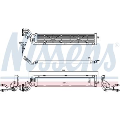 Radiator NISSENS 606268