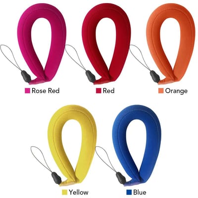Waterdichte Camera Float Schuim Drijvende Riem voor Onderwatercamera Drijvend Polsband Handgreep Riem Lanyard geel