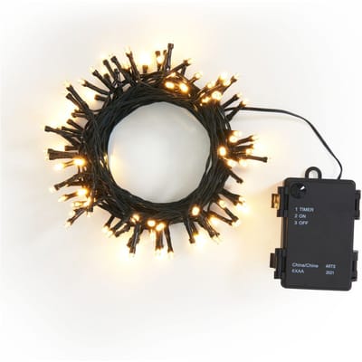 Outdoor mini LED snoer lampie, 10 m, Groen, 100 LED's