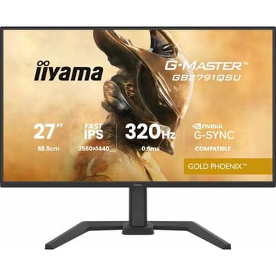 iiyama G-Master GB2791QSU-B1 Gold Phoenix - 27 inch - QHD - IPS - 320 Hz - verstelbaar - HDMI 2.1 - HDR10