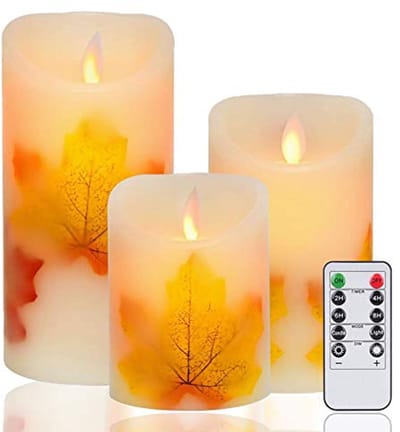 Vlamloze Wax Kaarsen met Afstandsbediening - Flikkerend Licht en Timer Functie voor Sfeervolle Decoratie