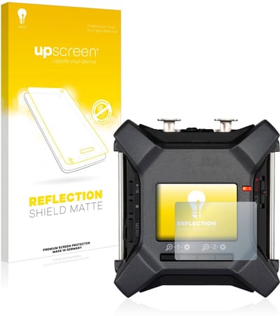 upscreen - Screenprotector voor Zoom F3 field recorder - Folie Beschermfolie anti glare matte