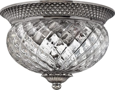 Landelijke Kroonluchter - Steady Lighting - Metaal - Landelijk - E14 - L: 32cm - Voor Binnen - Woonkamer - Eetkamer - Zilver