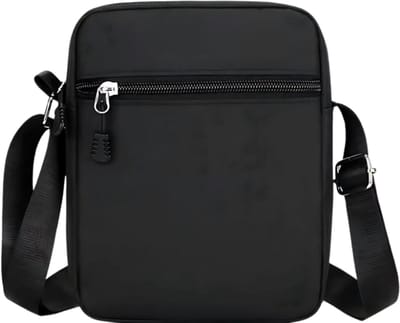 S4D® - Schoudertas - Schoudertassen Voor Heren - Crossbody Bag Heren - Schoudertas Mannen - Zwart - Compact