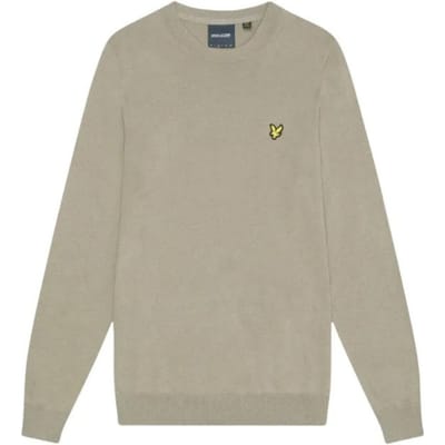 Lyle & Scott salie uniform bruine pull-over trui met ronde hals
