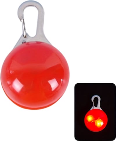 Livano Verlichte Halsband - Hondenhalsband Led - Lichtgevende Halsband - Lichtgevend - Hond - Kat - Lampje - Oplaadbaar - Rood