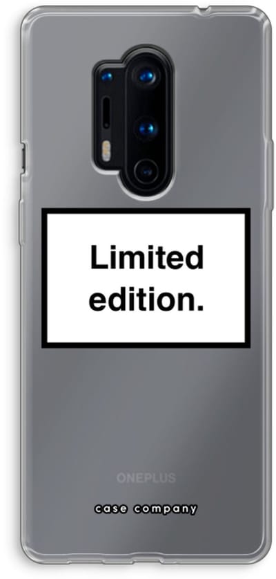 Case Company® - Hoesje geschikt voor OnePlus 8 Pro hoesje - Limited edition - Soft Cover Telefoonhoesje - Bescherming aan alle Kanten en Schermrand