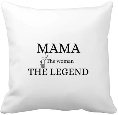 Akyol - mama the woman the legend Kussen hoes - Mama - moeder - moederdag - cadeau - verjaardag - geschenk - 40 bij 40 cm