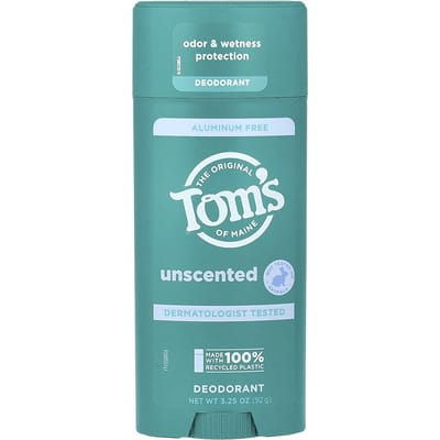 Tom's of Maine, Déodorant sans aluminium, non parfumé, 3,25 oz (92 grammes) white