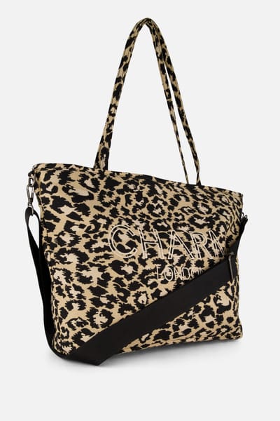Charm Charm Leopard Shopper beige Synthetisch