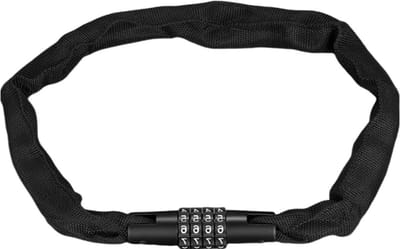 Fietsslot Cijfercombinatie - Kettingslot Fiets - Fiets Beveiligen - Snijbestendige Stalen Ketting - 120 cm - Zwart