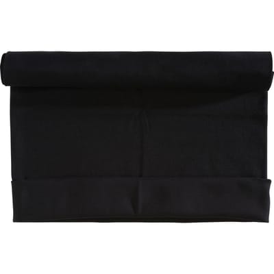 Manchet stof 1x1 rib "Uni" - Zwart