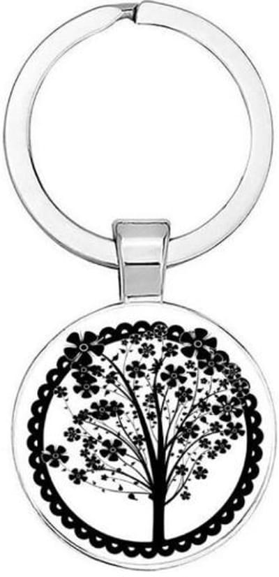 Akyol - bomen Sleutelhanger - Bomen - bomen liefhebbers - bomen - trees - sleutelhanger - 2,5 x 2,5 CM