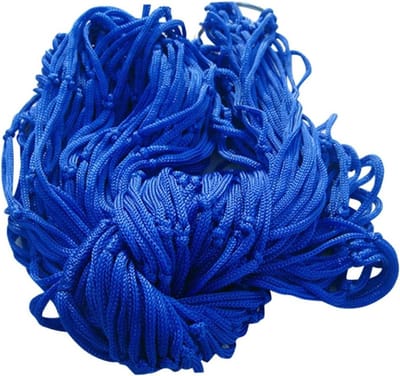 Slaaphangmat - Buitenbed - Ontspannen buiten - Sterk nylon touw - 240 x 80 cm - Blauw