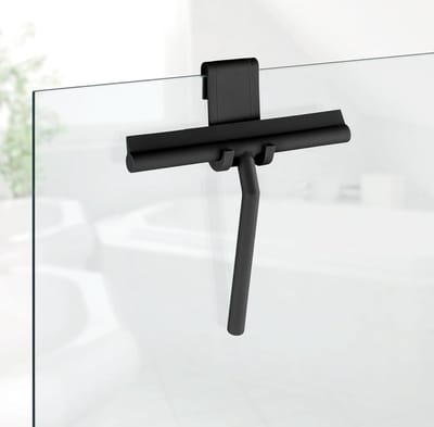 Famanu - Siliconen badkamer- en douchetrekker 21 × 24,5 × 4 cm, zwart