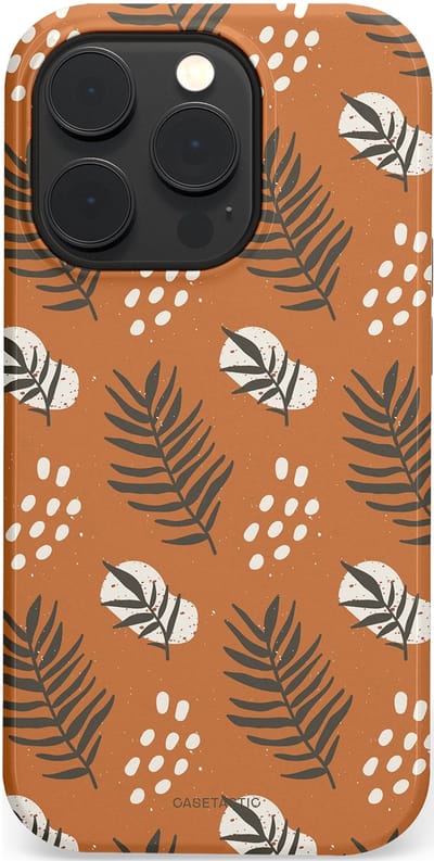 Casetastic Hoesje Geschikt voor Apple iPhone 14 Pro Magsafe - Stijlvolle Beschermende Duo-layer Case - Rustiek ritme