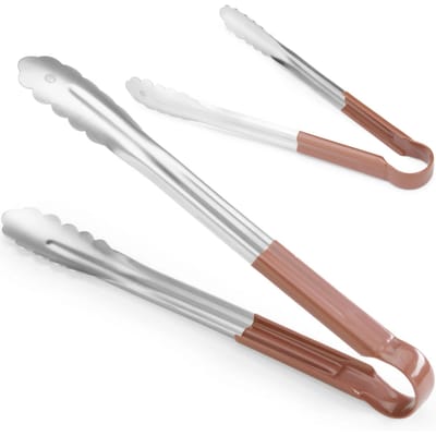 HENDI Serveertang – HACCP Norm – 300 mm – Bruin – Roestvrij staal