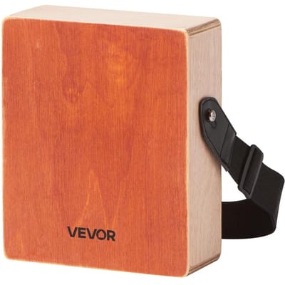Cajon Box Drum Hout Percussie-instrument met Gitaarsnaren Reistas
