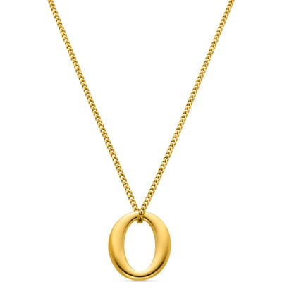 Luxenter Ausa collier in 18k geelgouden afwerking