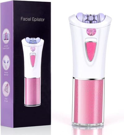 Zyrex® Epileerapparaat dames - Epilator Gezicht & Lichaam - Ladyshave – Wit/Roze- 14cm x 6cm x 4cm