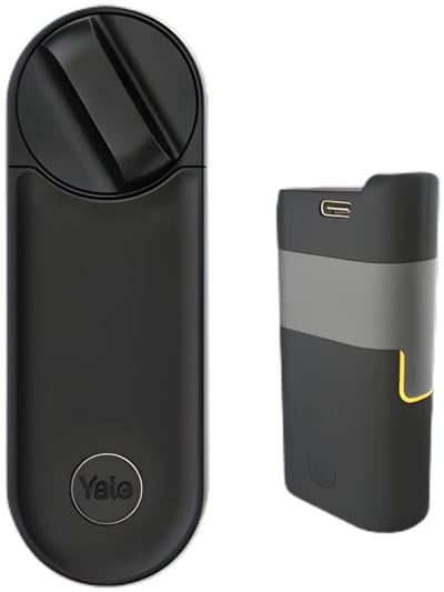 Yale - Linus L2 Smart Lock accuset - Met 2 oplaadbare accu's - Zwart