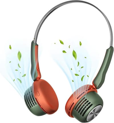 Draagbare nekventilator – USB oplaadbaar – Bladeloze nekventilator – Handsfree, veilig en betrouwbaar – Koelend effect – Gemaakt van PP-materiaal – Geschikt voor gebruik bu buitenshuis