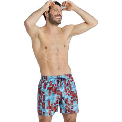 Arena Men's Beach Boxer Allover Red Multi Größe: XXL | Badehosen Outlet | Herren | Rot