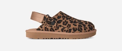 UGG® Goldenstar Spotted Clog in Brown, Size 13K, Polyester