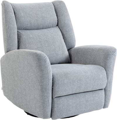 Relaxfauteuil - Relaxzetel - Relaxstoel - Fauteuil - Stoel - Met armleuning - Voor één Persoon - Lichtgrijs