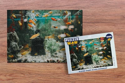 Puzzel Kleine visjes in een aquarium - Legpuzzel - Puzzel 1000 stukjes volwassenen