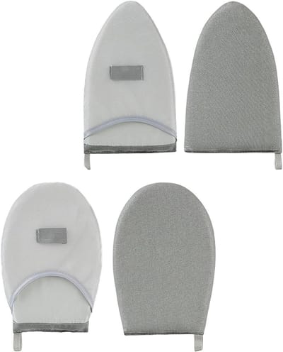 Strijk Handschoenen - Stoom Pad - Kleding Strijken - Beschermt Tegen Brandwonden - 2 Stuks - Grijs