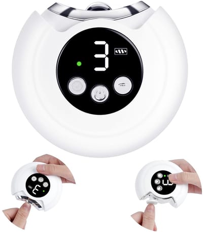 LISM-Elektrische nagelknipper, oplaadbare automatische nagelknipper met 3 snelheden, nageltrimmer en nagellakdispenser, draagbare nagelvijl voor kinderen, senioren, volwassenen en manicuristen.