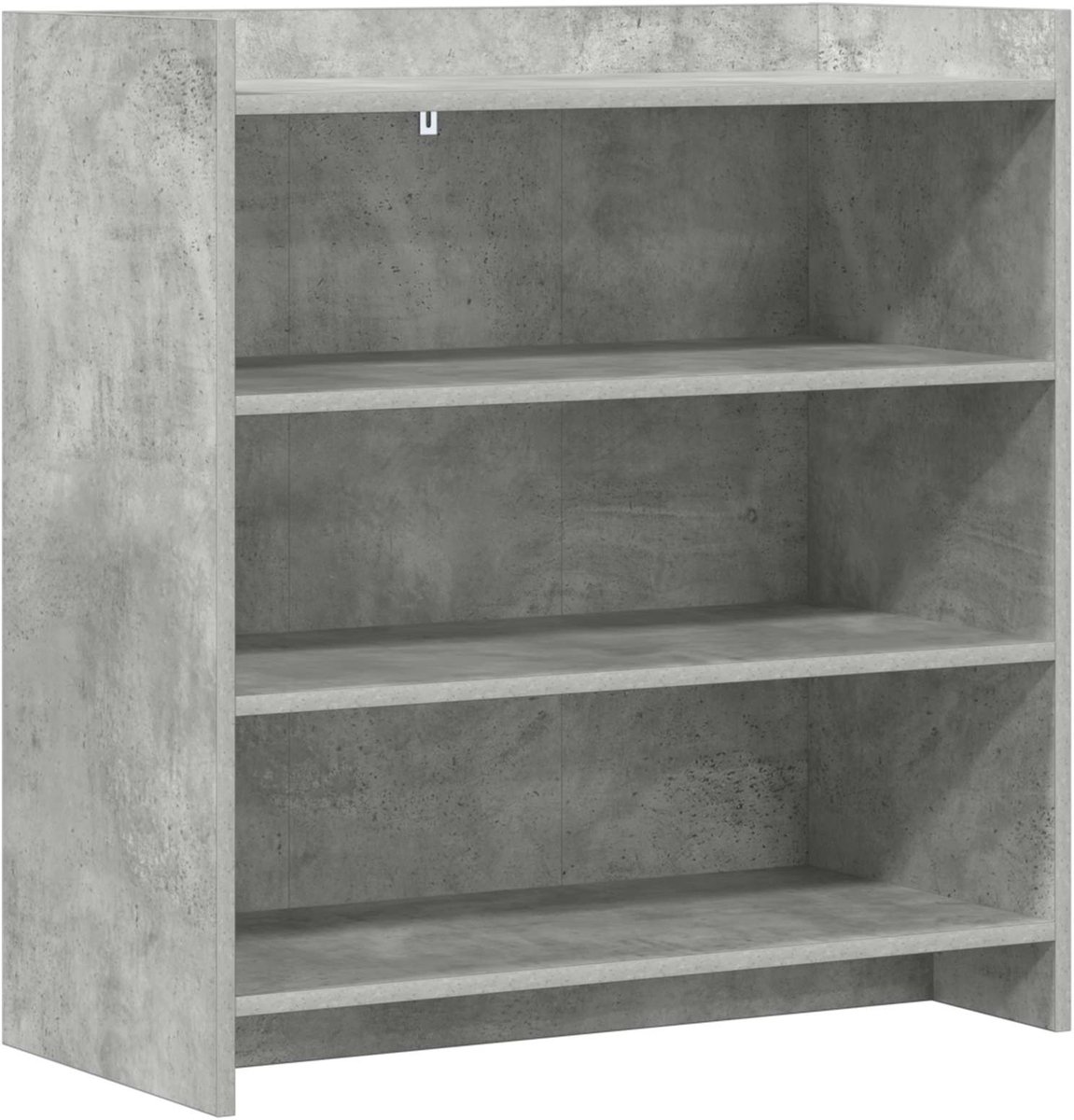 vidaXL - Dressoir - Betongrijs - 75 - x - 36 - x - 80 - cm - Bewerkt - hout