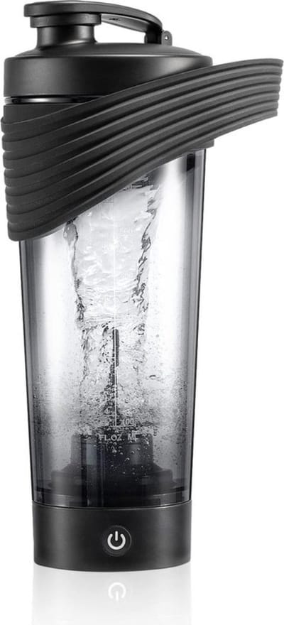 Elektrische shakerbeker - Shakerbeker - Shakerbeker met mixer - 800ml - USB-C - Zwart - Must have voor alle sporters!