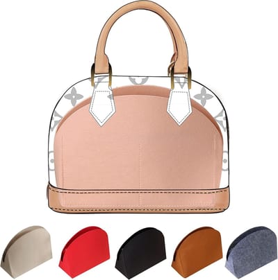 Famanu – Vilt Purse Organizer Insert voor Dames Portemonnee - 2 Maten & 8 Kleuren - Roze